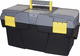 Stanley Mega Hand Tool Case Plastic with Tobacco Case Dimensions: W49.5xD26.5xH26.1cm