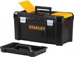 Stanley Essential Hand Toolbox Plastic with Tray Organiser W48.2xD25.4xH25cm