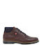 Robinson Men's Leather Boots Burgundy