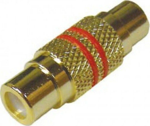 Lz Convertor RCA feminin în RCA feminin Roșu 10buc 01.099.0074
