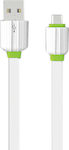 Emy Power MY-443 1m Flat USB 2.0 to micro USB Cable White