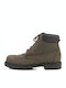 Boxer Men's Suede Military Boots Brown