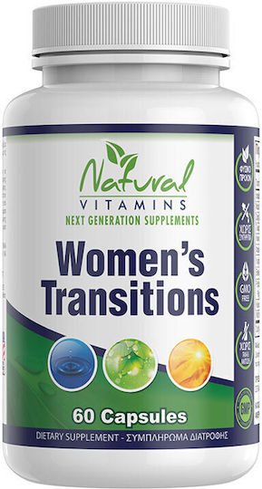 Natural Vitamins Women's Transitions Συμπλήρωμα για την Εμμηνόπαυση 60 κάψουλες