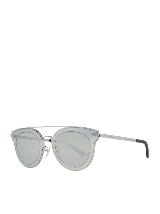 Police Halo 2 Women's Sunglasses with Silver Fr...