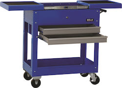 Bulle Wheeled Metallic Tool Carrier with 2 Drawers W70.5xD37xH83cm TC-852