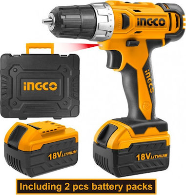 Ingco Bohrschrauber Batterie 18V 2x1.5Ah