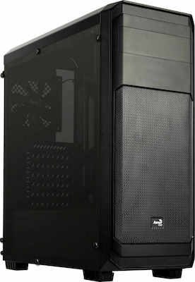 Aerocool Aero-300 FAW Midi Tower Computer Case with Window Panel Black