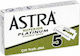 Astra Superior Platinum Double Edge Replacement Blades 5pcs