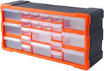 Tactix Συρταριέρα Εργαλείων Plastic 22 Compartments W50xD16xH25cm