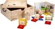 Plan Toys Σετ Στερεών Σχημάτων Εκπαιδευτικό Παιχνίδι Γνώσεων από Ξύλο για 3+ Ετών