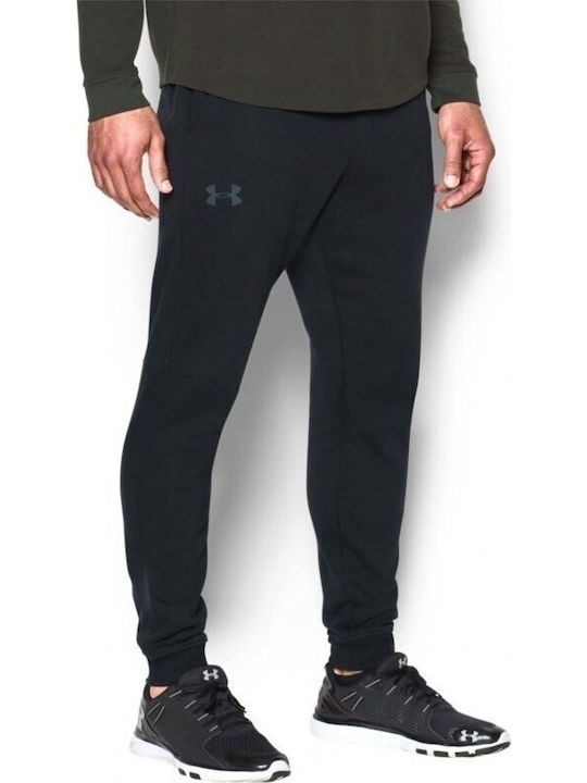 Under Armour Storm Rival Fleece Παντελόνι Φόρμας με Λάστιχο Μαύρο