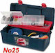 Tayg N25 Hand Toolbox Plastic with Tray Organiser W40xD20.6xH18.8cm