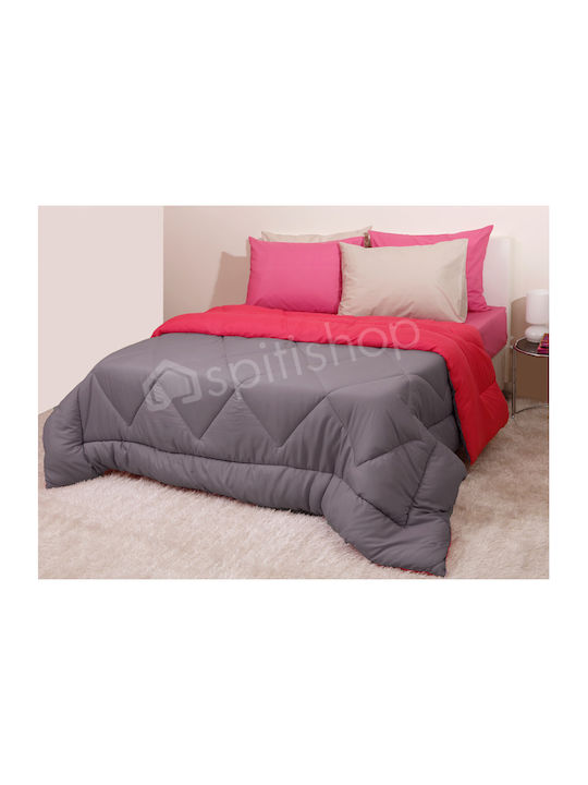 Viopros Пухено Куинсайз с Пълнеж Microfiber 220...