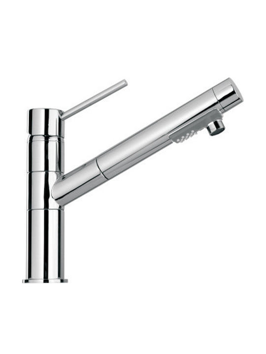 Macart Coxa 415 Kitchen Faucet Counter with Pull-Out Spray Silver