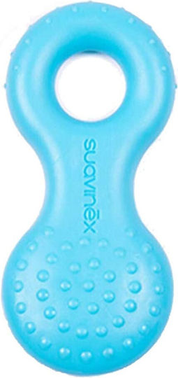 Suavinex Teether Ring for Teething from Rubber for 0 m+ Blue