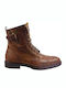 Leather Tabac Brown Boots