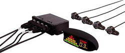 Lampa Auto-Parksystem Parkassistenzsystem mit Bildschirm und 4 Sensoren in Schwarz Farbe Lampa Auto-Parksystem Parkassistenzsystem mit Bildschirm und 4 Sensoren in Schwarz Farbe