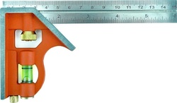 Bahco CS150 Winkelmesser Hufschmiede Länge 15cm mit Wasserwaage