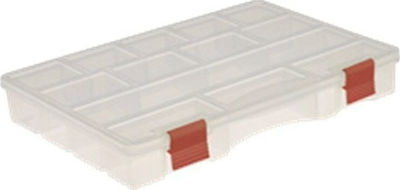 Asrin Organizator pentru Compartimentul de Unelte 13 Locuri Transparentă 27.5x20.5x4cm.