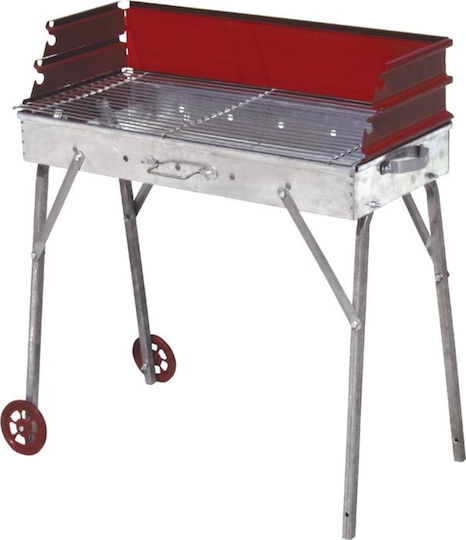Biofan Galvanizat Grătar cu Cărbuni 80cmx46cm