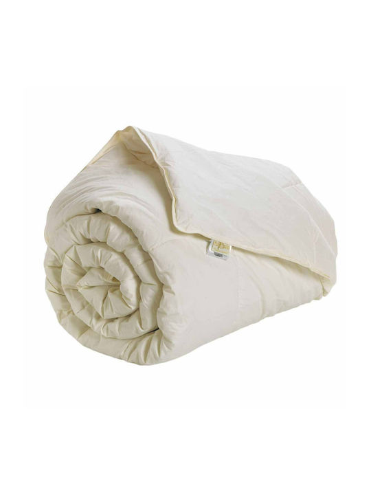 Palamaiki Πάπλωμα Υπέρδιπλο Μάλλινο 220x240εκ. Wool Dreams Λευκό