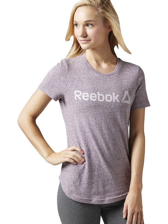 Reebok El Prime Group Tee Γυναικείο Αθλητικό T-shirt Γκρι