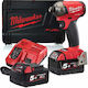 Milwaukee M18 FQID-502X Παλμικό Κατσαβίδι Μπατα...