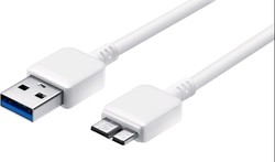 Cassell CSL-NOTE3 Regular USB 3.0 σε micro USB 1m Λευκό Cassell CSL-NOTE3 Regular USB 3.0 σε micro USB 1m Λευκό