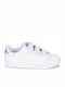 Adidas Παιδικά Sneakers Stan Smith CF C με Σκρατς Metallic Silver / Cloud White
