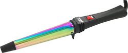 GammaPiu Iron Konic T&C Rainbow Hair Curling Iron 38W