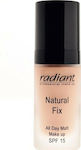 Radiant Natural Fix All Day Matt Liquid Make Up SPF15 04 Peachy Beige 30ml