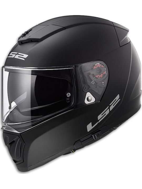 LS2 Breaker FF390 Solid Full Face Helmet with Pinlock and Sun Visor ECE 22.05 1400gr Matt Black