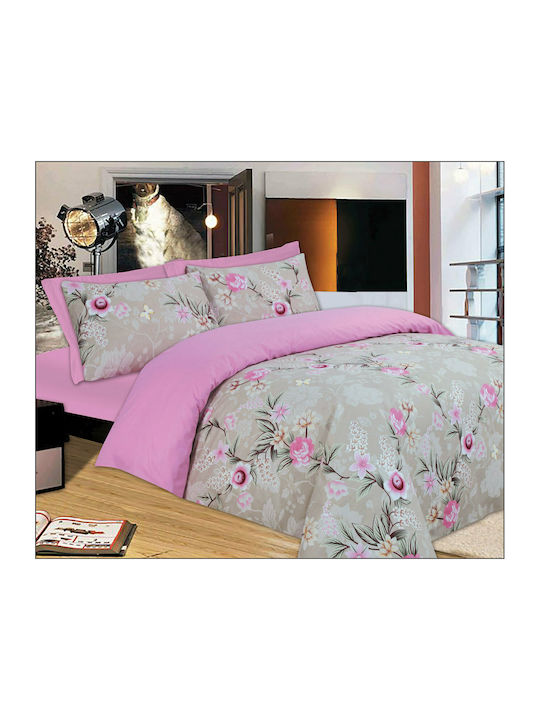 Le Blanc Premium Module Cuvertură Single Bumbac Trandafir roz 160x240cm 2buc