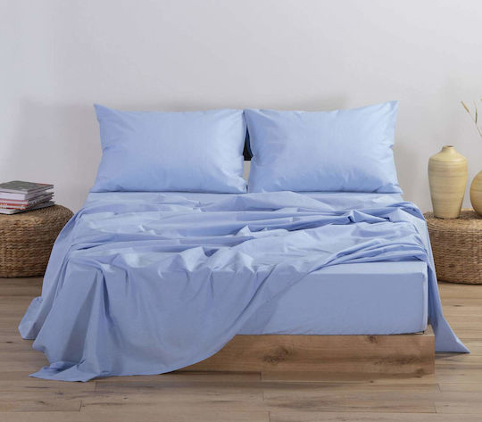 Nef-Nef Homeware Basic Ημίδιπλο 120x200+30εκ. με Λάστιχο Sky Nef-Nef Homeware Basic Ημίδιπλο 120x200+30εκ. με Λάστιχο Sky