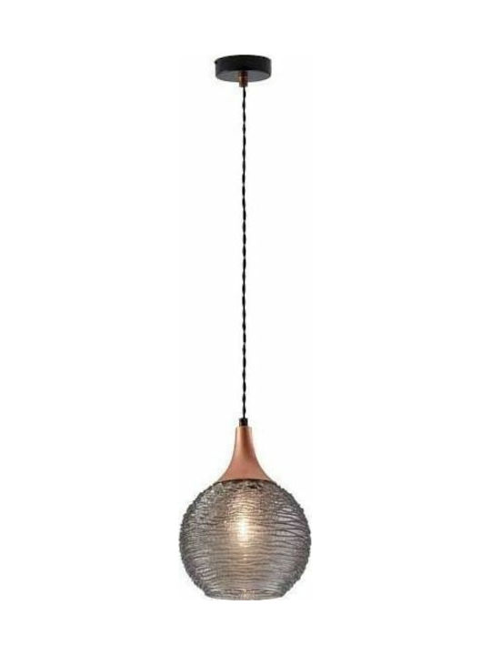 Viokef Fiona Pendant Light Suspension for Socket E27 Bronze