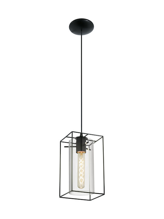 Eglo Loncino Pendant Light Suspension for Socket E27 Transparent