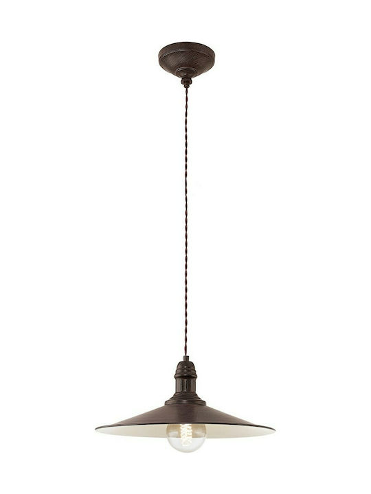 Eglo Stockbury Pendant Lamp E27 Bronze