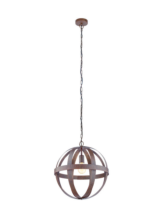 Eglo Westbury Pendant Light Single-Light Ball for Socket E27 Bronze