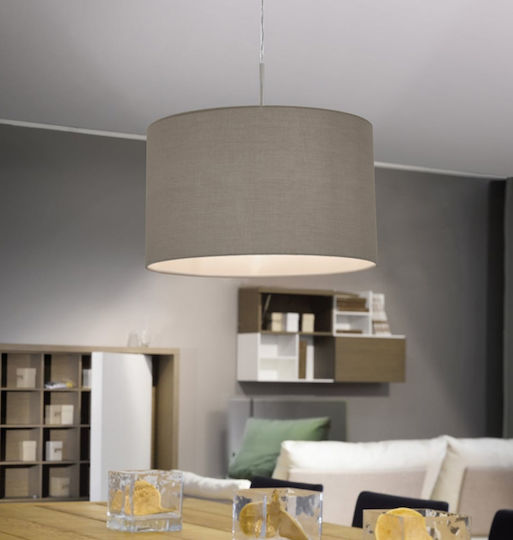 Eglo Pasteri Κρεμαστό Φωτιστικό Γκρι με Ντουί E27 38x38x110εκ.