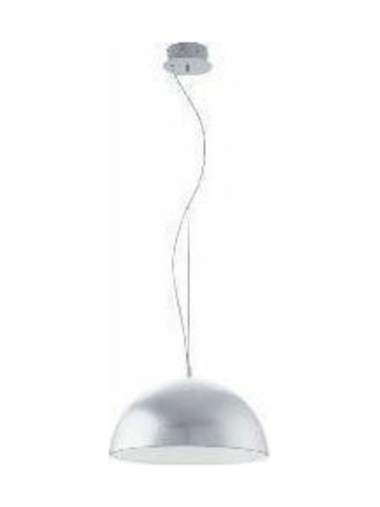 Eglo Gaetano Pendant Light Silver LED Bell