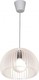 Aca Pendant Light Transparent with Socket E27 28x26cm