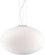 Ideal Lux Candy SP1 D50 Pendant Light Single-Light Ball for Socket E27 White