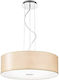 Ideal Lux Woody SP5 Pendant Chandelier for 5 Bulbs E27 Beige