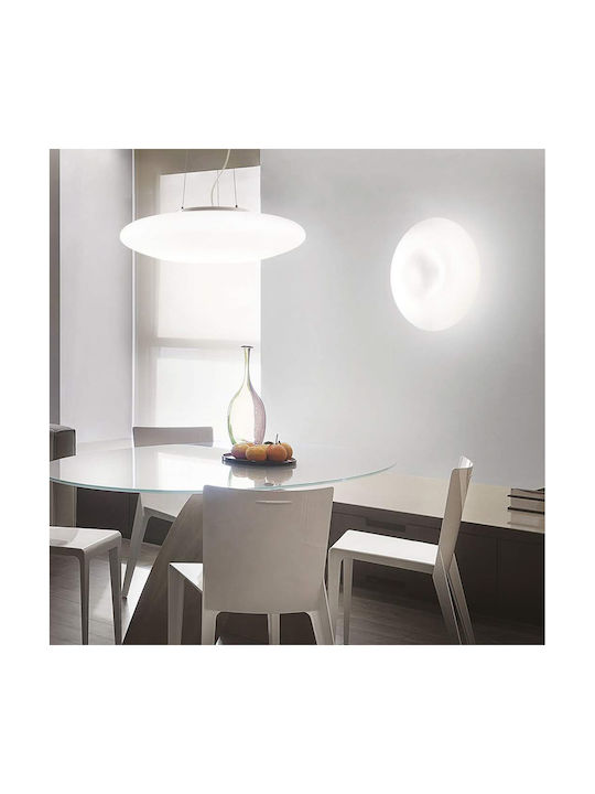 Ideal Lux Glory SP3 D70 Adjustable Pendant Light White for 5 Bulbs E27 60x70x25cm