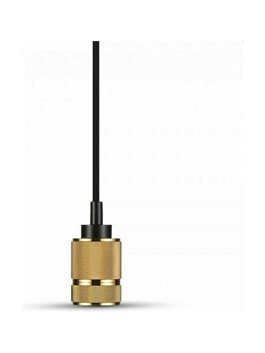 V-TAC Pendant Light Suspension for Socket E27 Gold