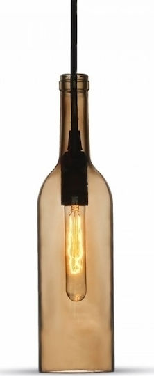 V-TAC Bottle Hängelampe Beige mit Fassung E14, E.14