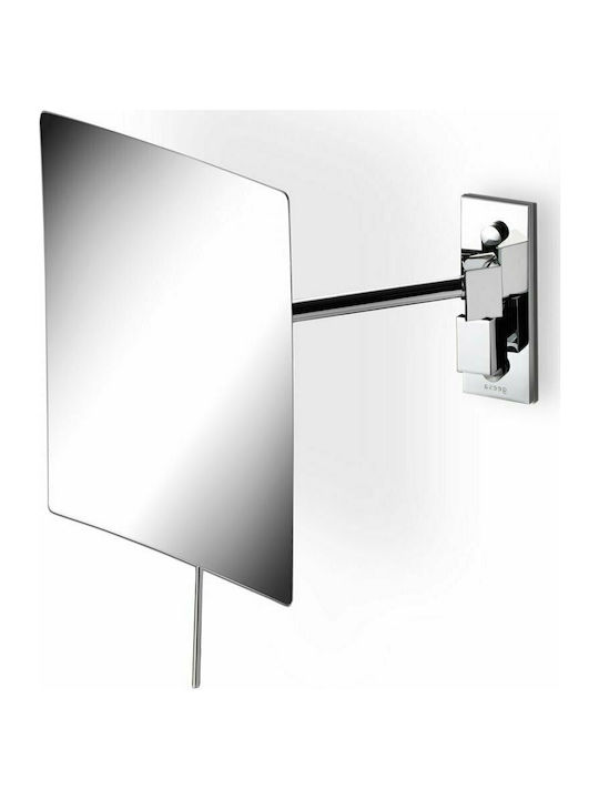 Geesa Hotelia 1083 Vergrößerung Rechteckiger Badezimmerspiegel aus Metall 15x22.5cm