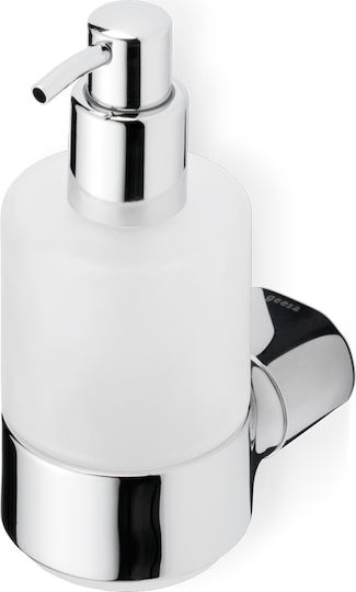 Geesa Wynk 4516 Επιτοίχιο Dispenser Γυάλινο 200ml Ασημί