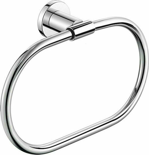 Sanco Galaxy 19909-A03 Ring Badezimmer Einzeln Schrauben ​16x7.5cm Silber
