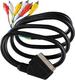 Eurolamp Cable Scart male - Component male / Composite male 1.5m Black 147-10114